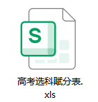 高考选科赋分表软件图标